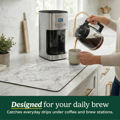 Cuisinart Coffee Bar Mat - Quick-Dry Absorbent, 2 Pack