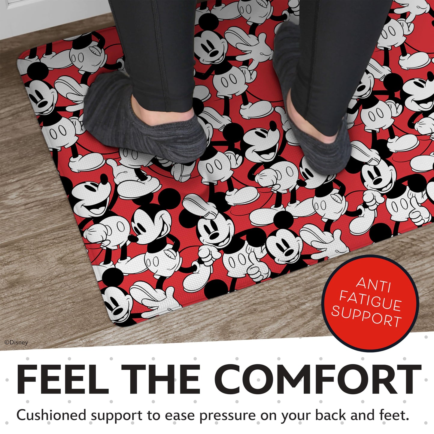 Disney Anti-Fatigue Kitchen Mat - Cushioned, Non-Slip