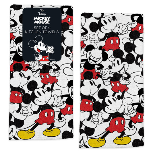 Disney Kitchen Towels - 100% Cotton, 2 Pack