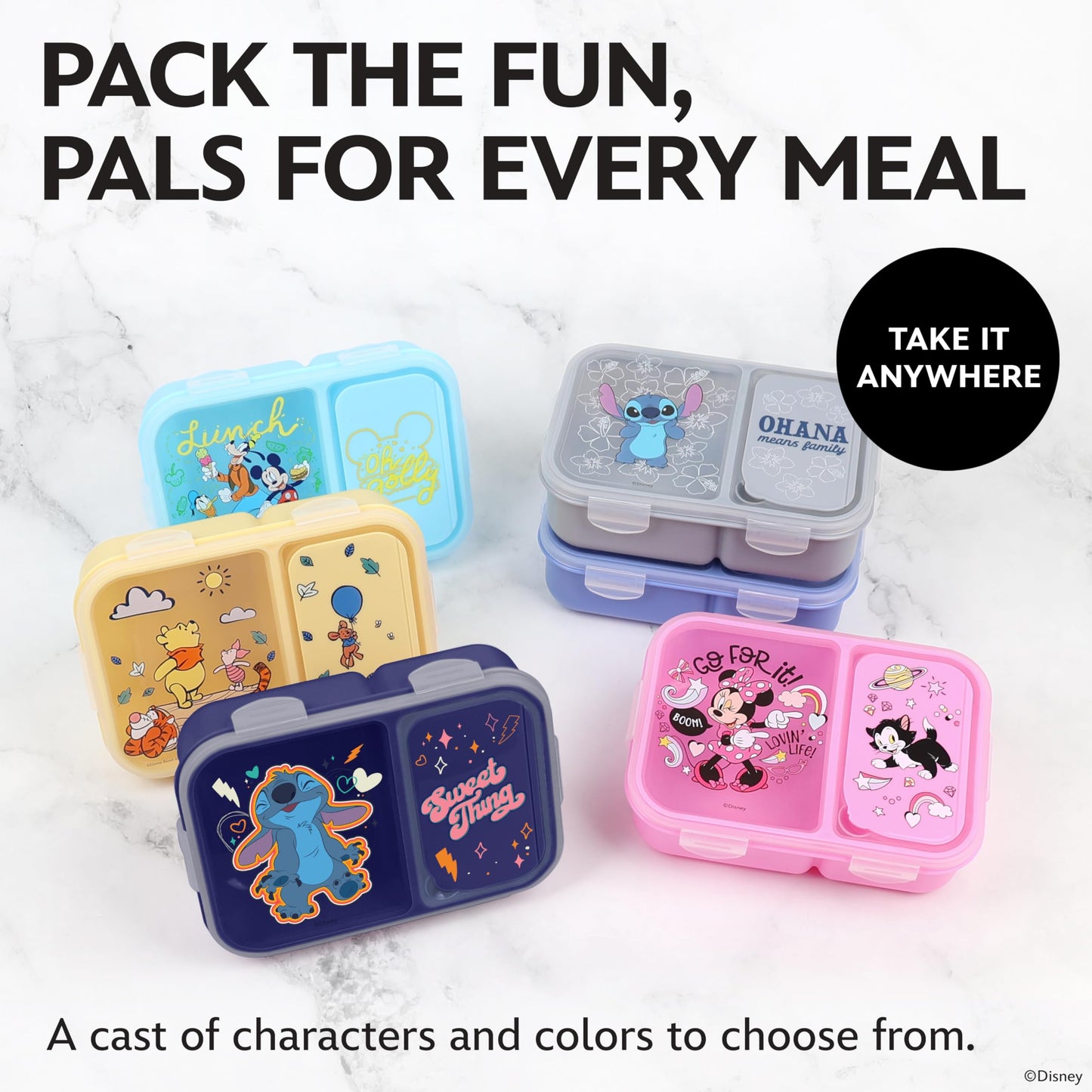 Disney Bento Box - Reusable Lunch Container
