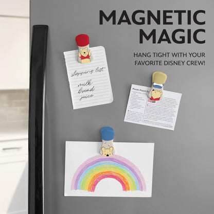 Disney Magnetic Bag Clips – 6 Pack for Pantry & Fridge