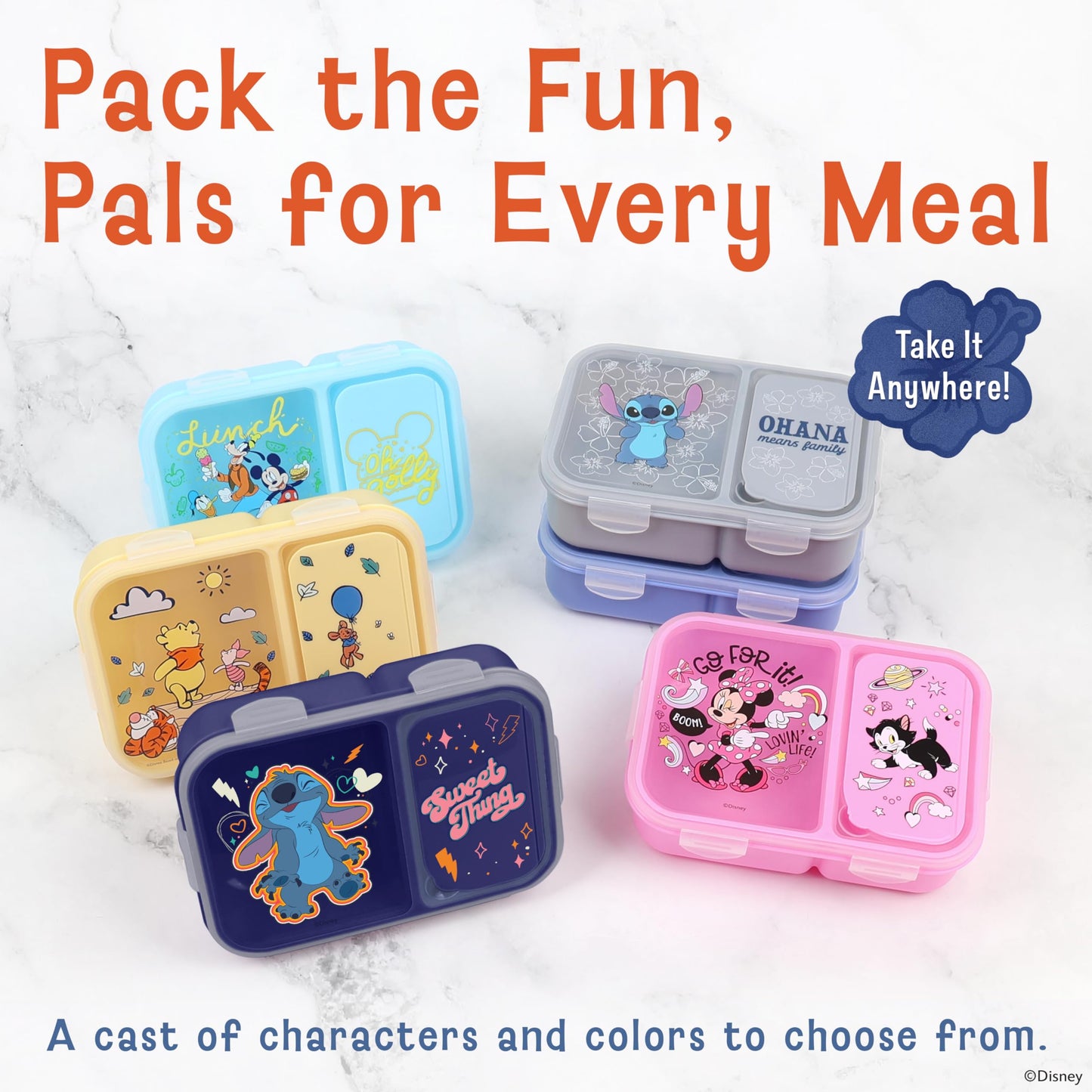 Disney Bento Box - Reusable Lunch Container