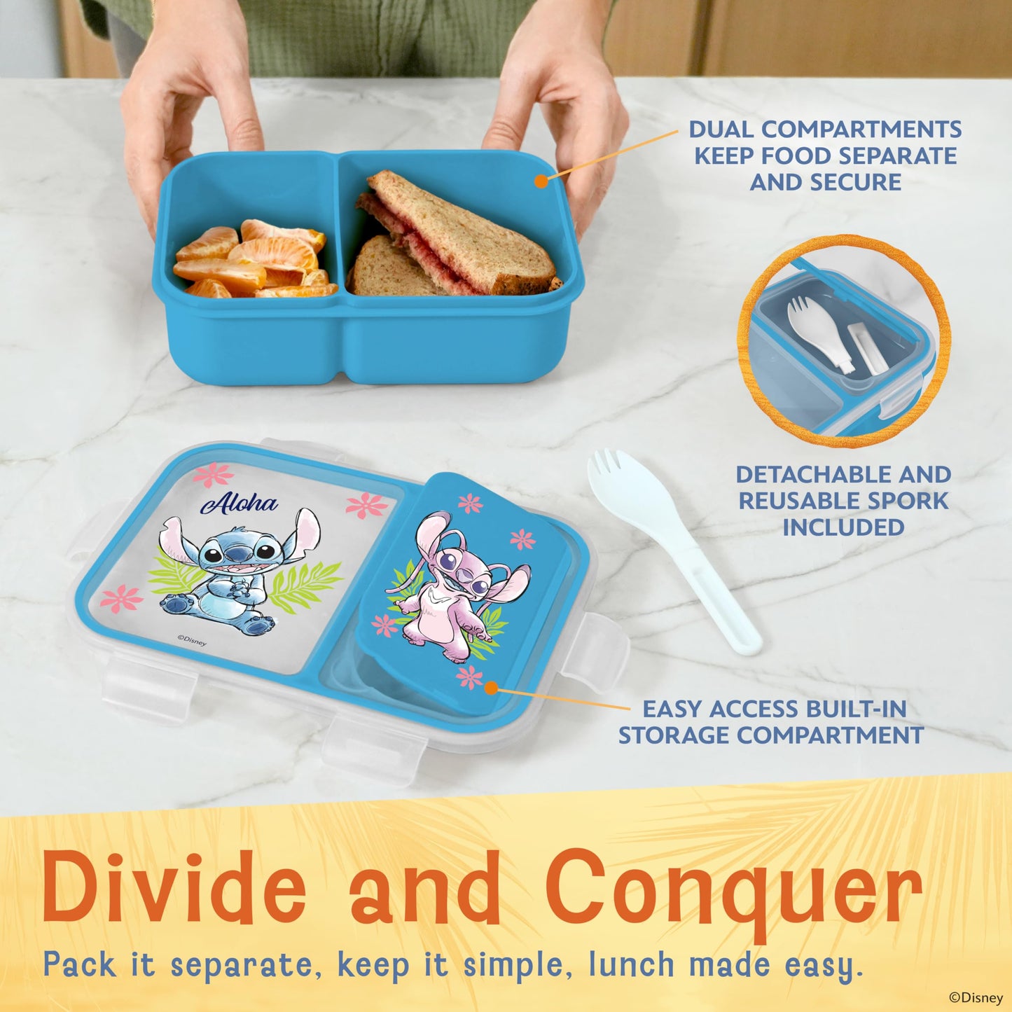 Disney Bento Box - Reusable Lunch Container