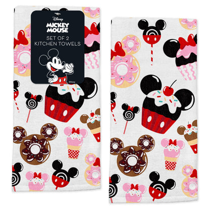 Disney Kitchen Towels - 100% Cotton, 2 Pack