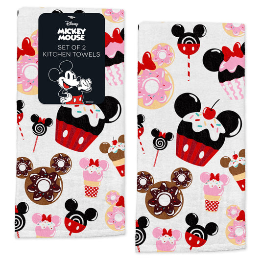 Disney Kitchen Towels - 100% Cotton, 2 Pack