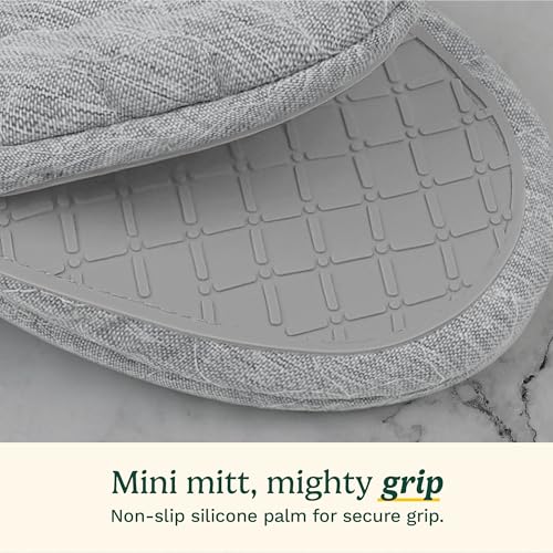 Cuisinart ShieldPro Mini Oven Mitts - Silicone Grip, 2 Pack