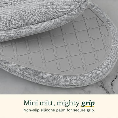 Cuisinart ShieldPro Mini Oven Mitts - Silicone Grip, 2 Pack