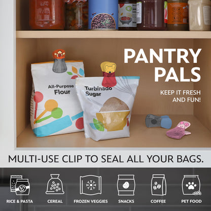 Disney Magnetic Bag Clips – 6 Pack for Pantry & Fridge