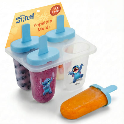 Disney Mickey & Minnie Popsicle Molds - Reusable Ice Pop Mold Set