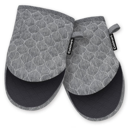 Cuisinart ShieldPro Mini Oven Mitts - Silicone Grip, 2 Pack