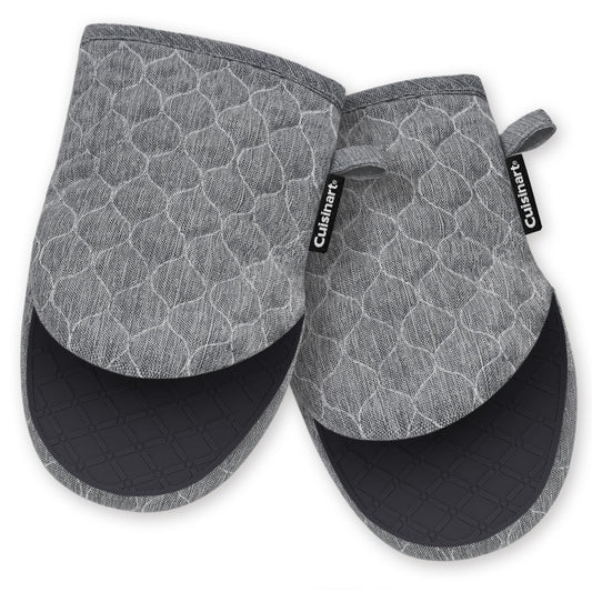 Cuisinart ShieldPro Mini Oven Mitts - Silicone Grip, 2 Pack