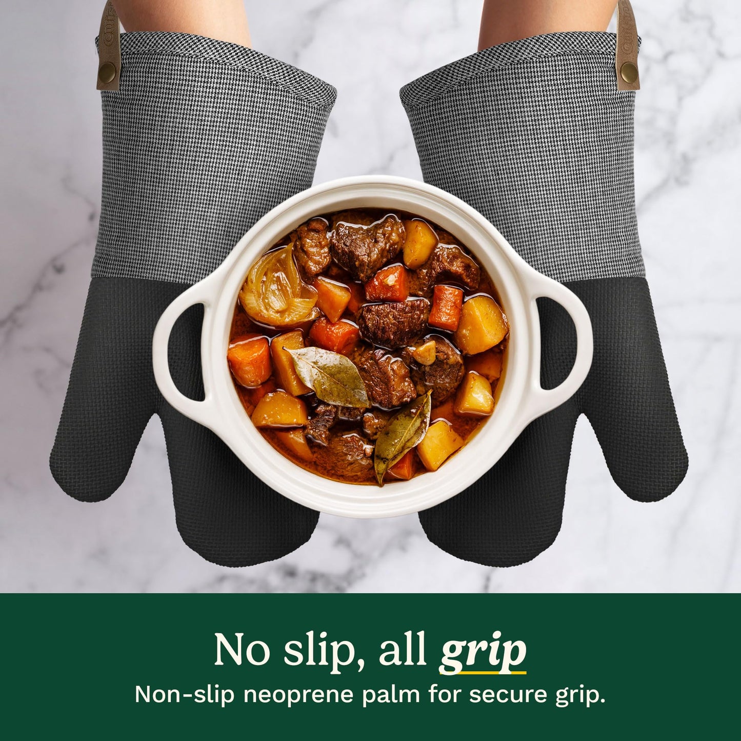 Cuisinart Heritage Oven Mitts - Neoprene Grip, 2 Pack