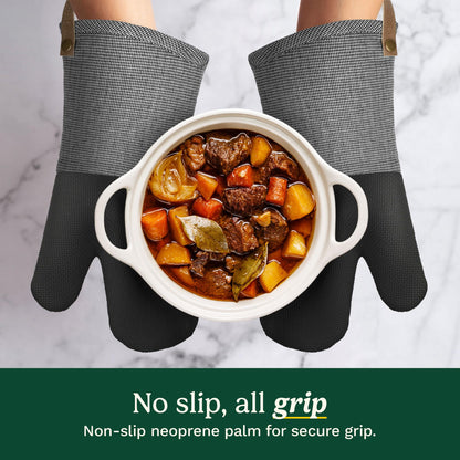 Cuisinart Heritage Oven Mitts - Neoprene Grip, 2 Pack