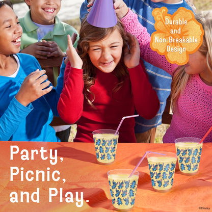Disney Plastic Cups – 4 Pack 16 oz BPA-Free Stackable Tumblers