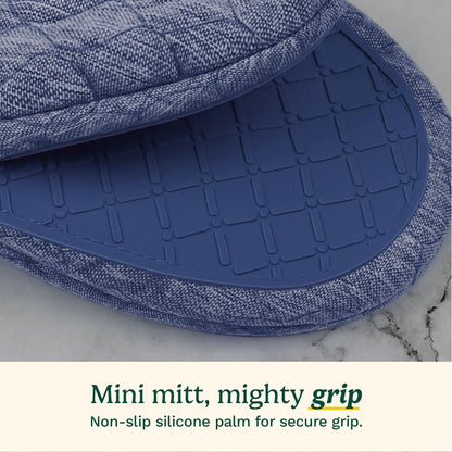 Cuisinart ShieldPro Mini Oven Mitts - Silicone Grip, 2 Pack