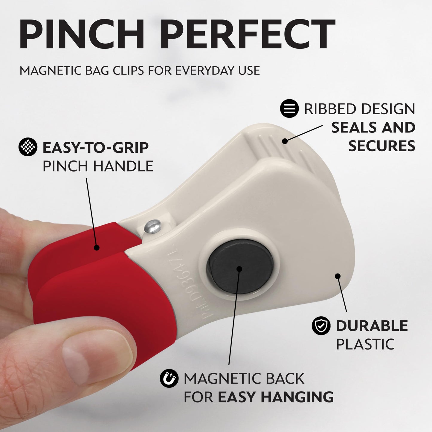 Disney Magnetic Bag Clips – 6 Pack for Pantry & Fridge