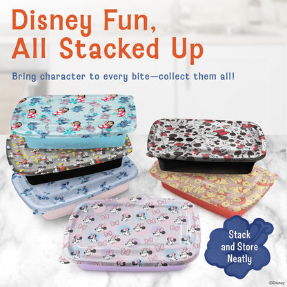 Disney Meal Prep Containers - 20 Piece Reusable Set with Lids