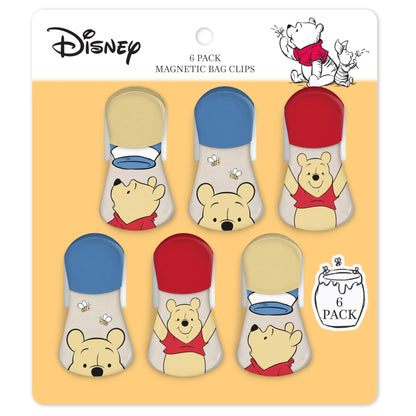 Disney Magnetic Bag Clips – 6 Pack for Pantry & Fridge