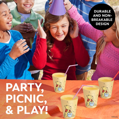Disney Plastic Cups – 4 Pack 16 oz BPA-Free Stackable Tumblers