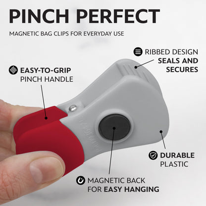 Disney Magnetic Bag Clips – 6 Pack for Pantry & Fridge