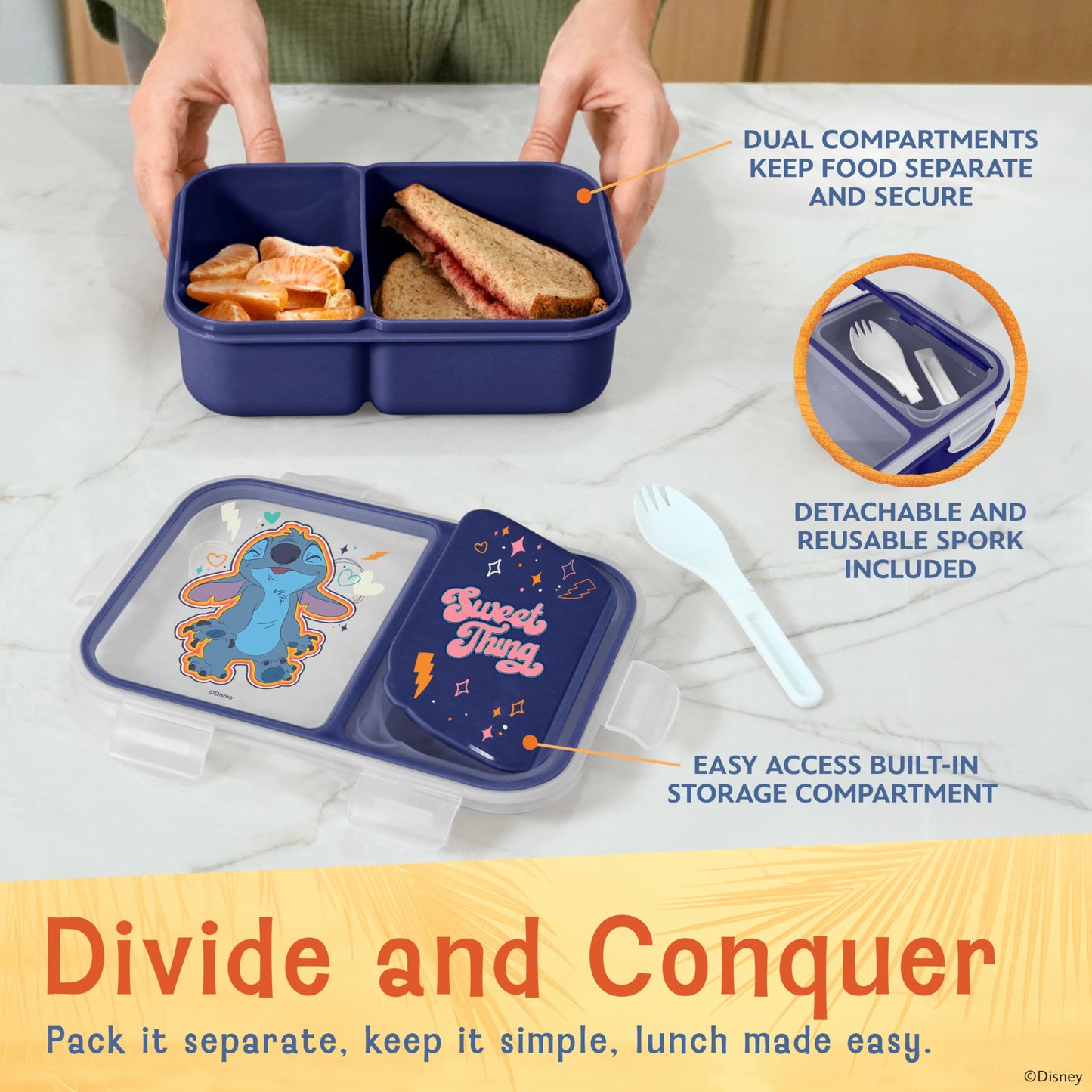 Disney Bento Box - Reusable Lunch Container