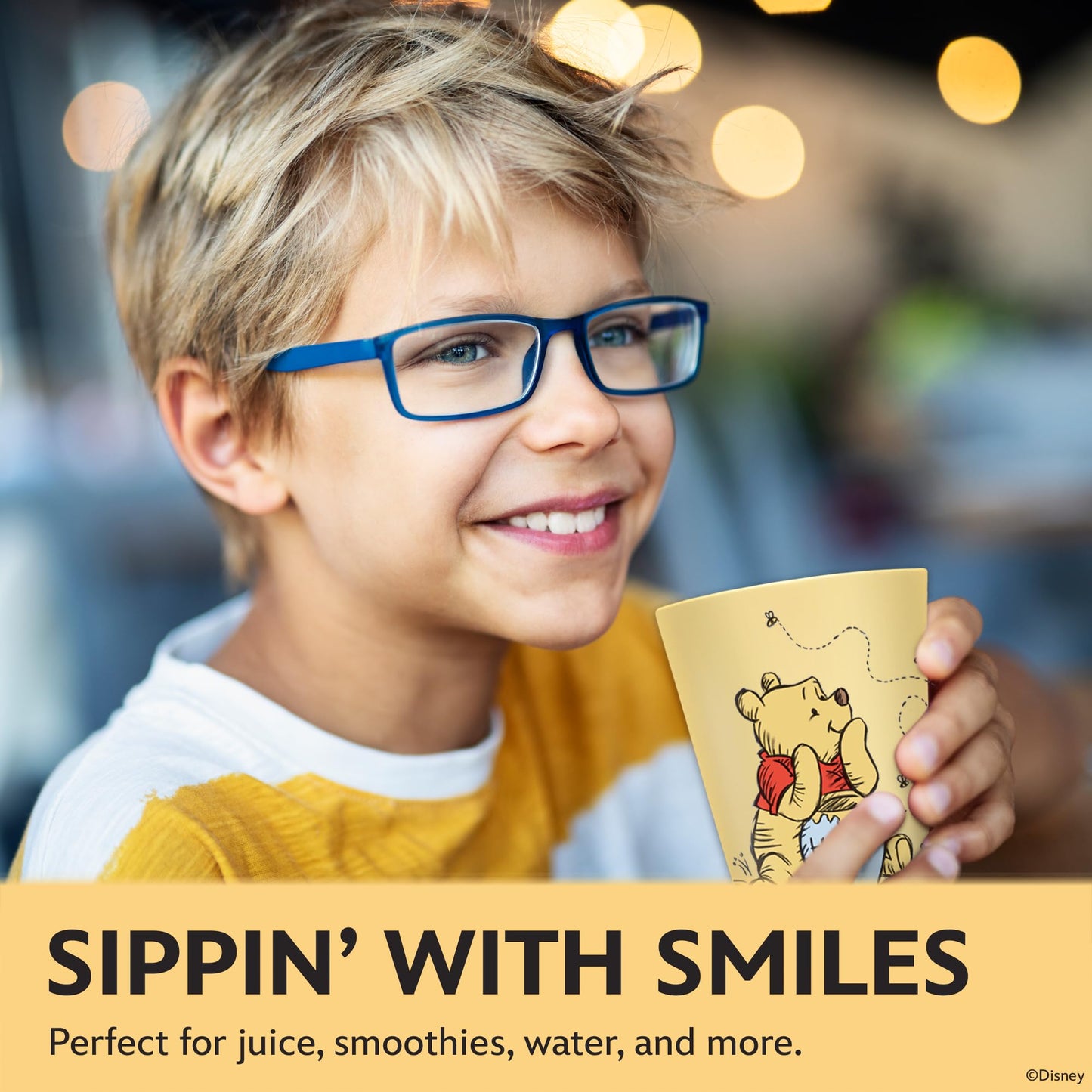 Disney Plastic Cups – 4 Pack 16 oz BPA-Free Stackable Tumblers