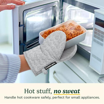 Cuisinart ShieldPro Mini Oven Mitts - Silicone Grip, 2 Pack