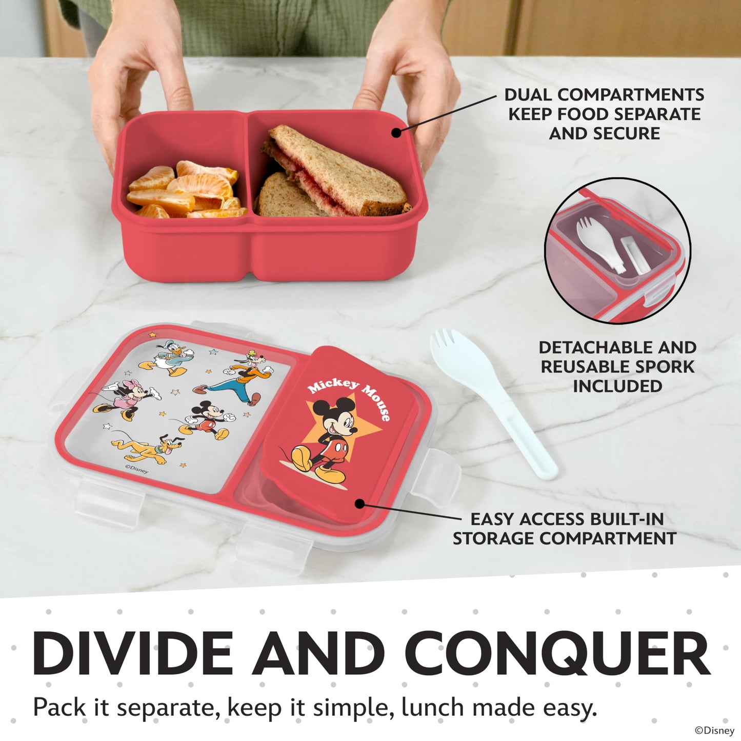 Disney Bento Box - Reusable Lunch Container