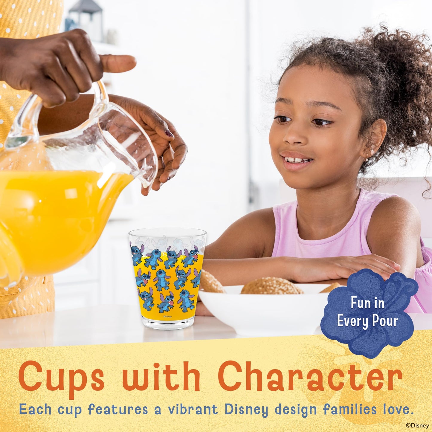 Disney Plastic Cups – 4 Pack 16 oz BPA-Free Stackable Tumblers