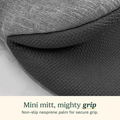 Cuisinart Chambray Mini Oven Mitts - Neoprene Grip, 2 Pack