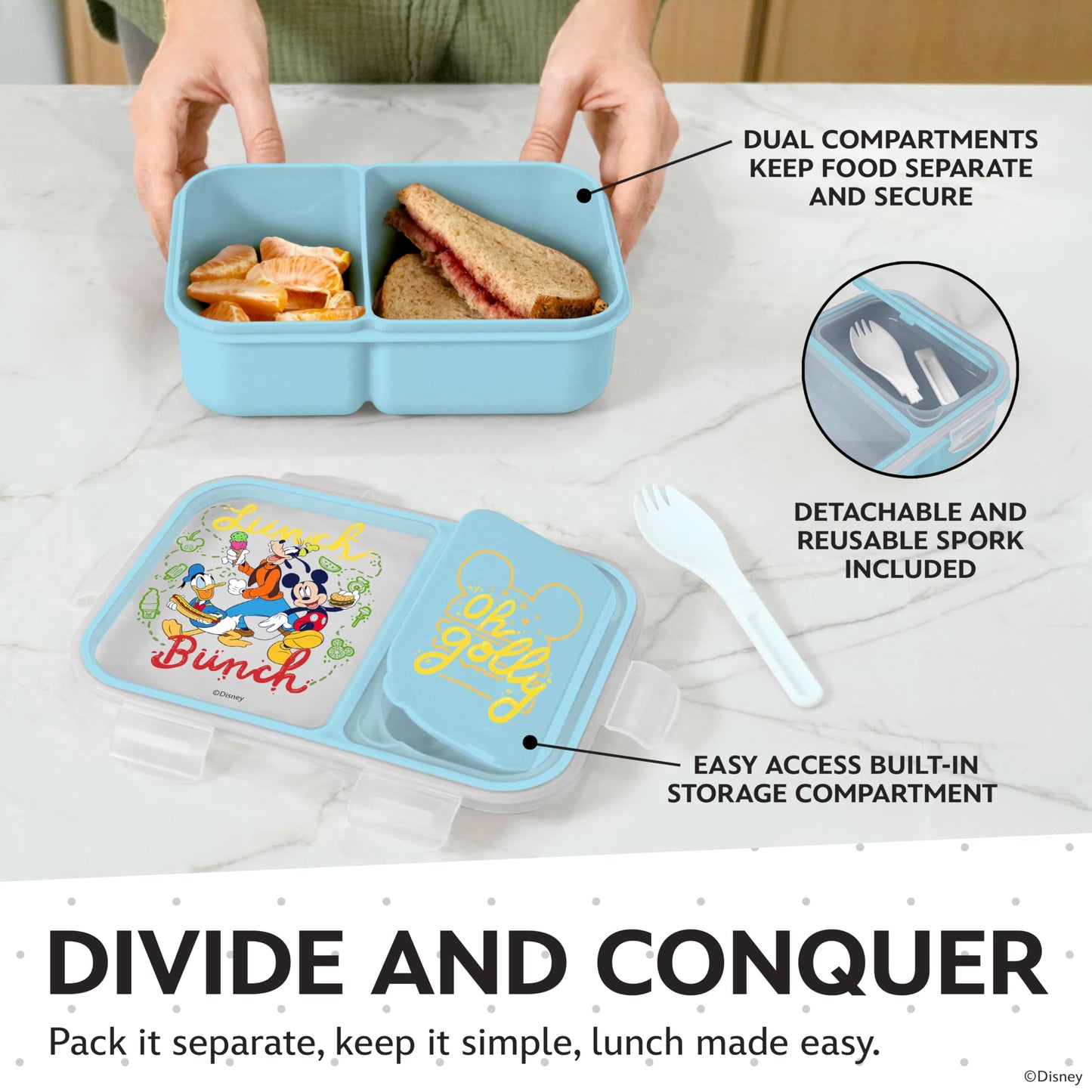 Disney Bento Box - Reusable Lunch Container