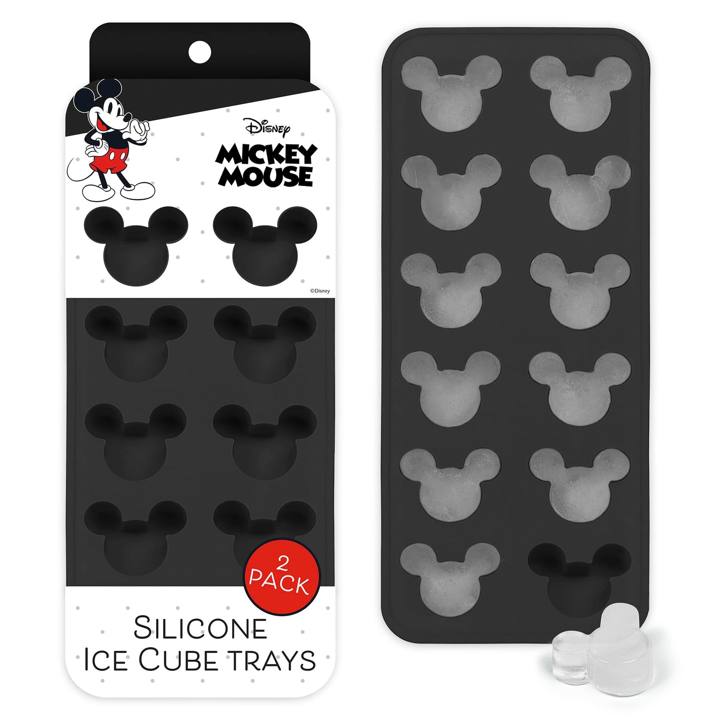 Disney  Ice Cube Trays - Flexible Silicone, 2 Pack