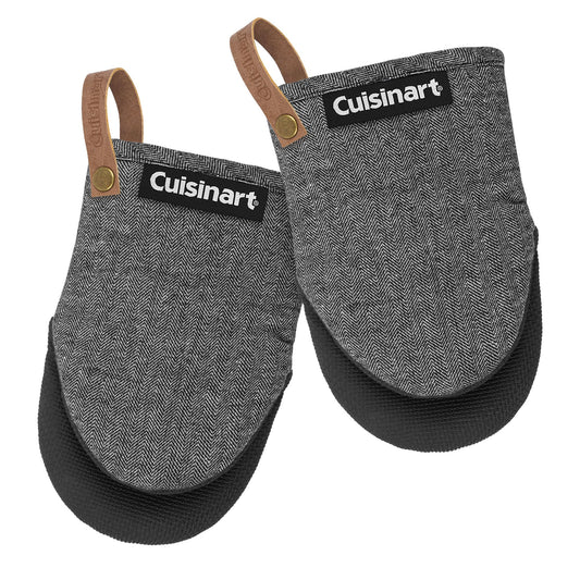 Cuisinart Heritage Mini Oven Mitts - Neoprene Grip, 2 Pack