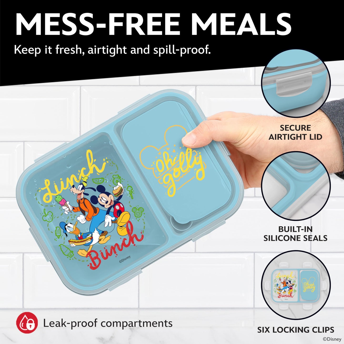 Disney Bento Box - Reusable Lunch Container