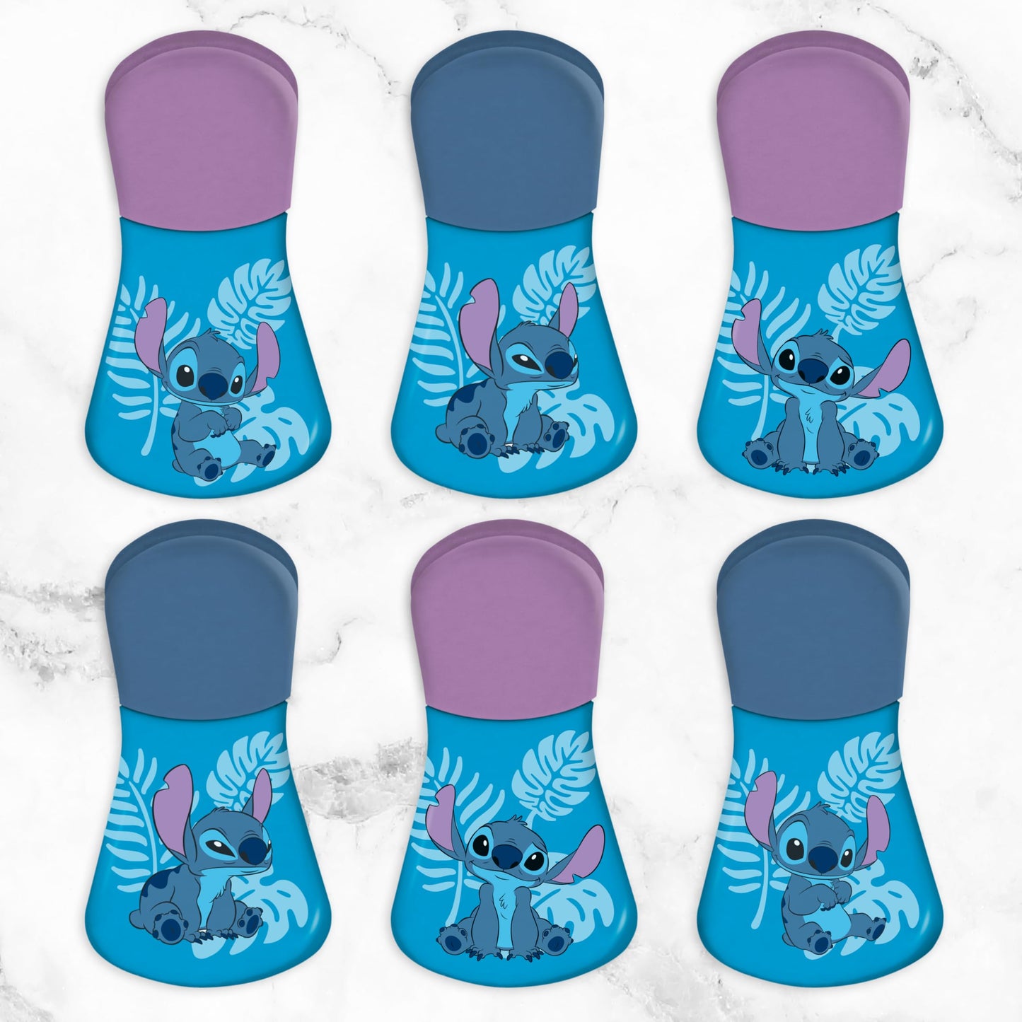 Disney Magnetic Bag Clips – 6 Pack for Pantry & Fridge