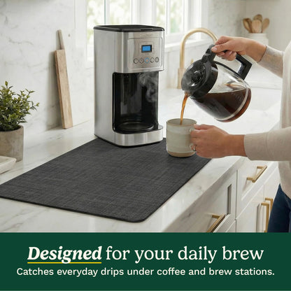 Cuisinart Coffee Bar Mat - Quick-Dry Absorbent, 2 Pack
