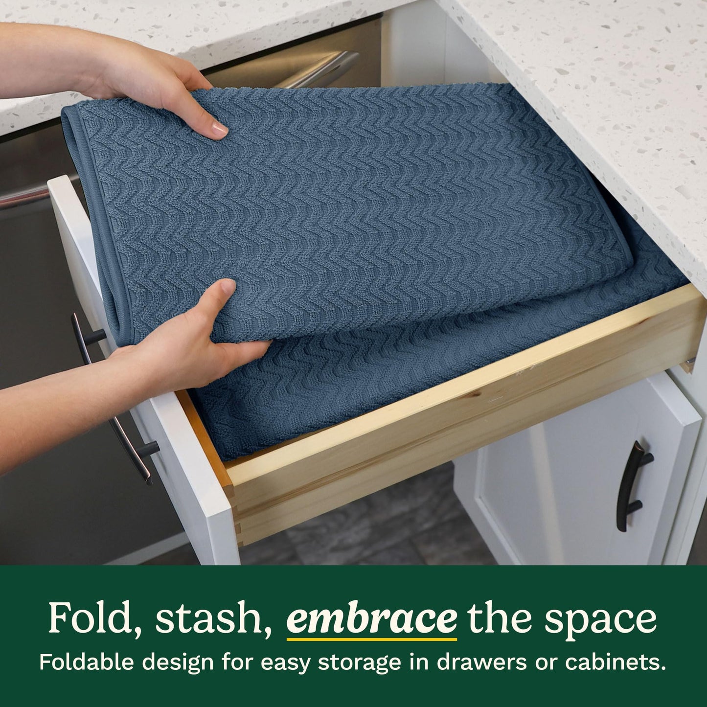 Cuisinart XL Dish Drying Mats - Ultra Absorbent, 2 Pack