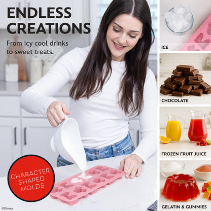 Disney  Ice Cube Trays - Flexible Silicone, 2 Pack