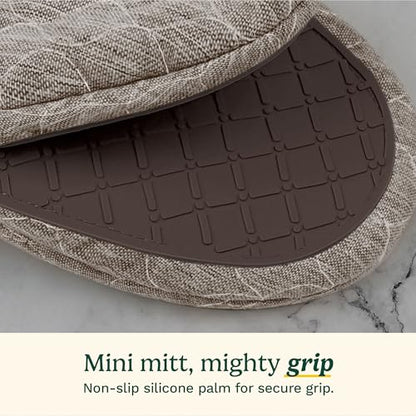 Cuisinart ShieldPro Mini Oven Mitts - Silicone Grip, 2 Pack