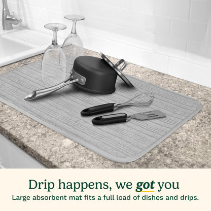 Cuisinart XL Dish Drying Mats - Ultra Absorbent, 2 Pack