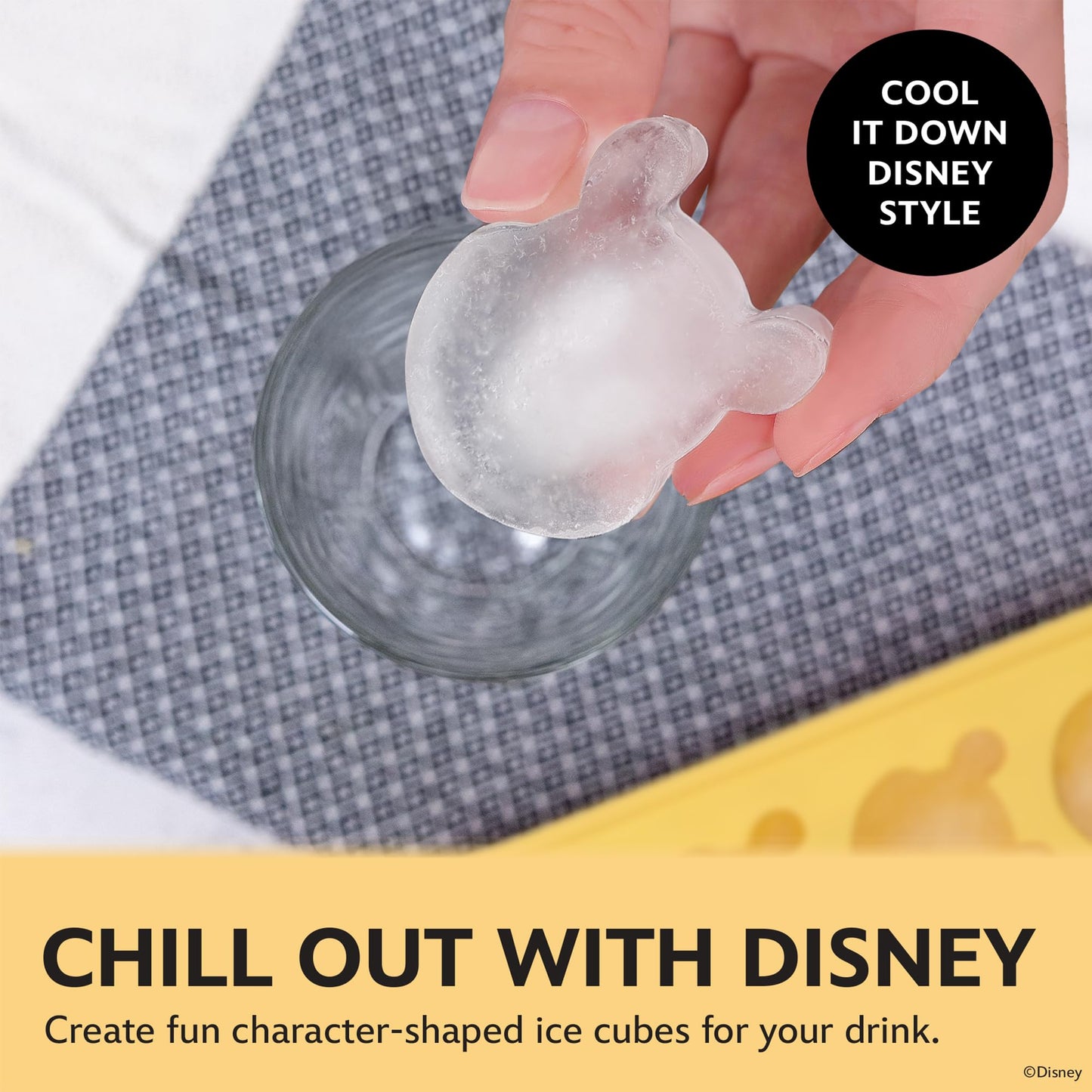 Disney  Ice Cube Trays - Flexible Silicone, 2 Pack