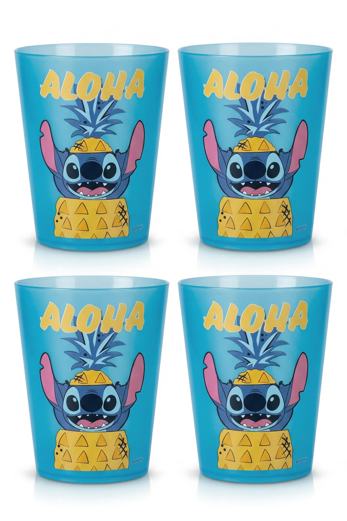 Disney Plastic Cups – 4 Pack 16 oz BPA-Free Stackable Tumblers