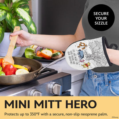 Disney Apron & Mini Oven Mitts Set - 3 Piece Kitchen Bundle