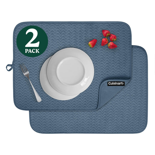 Cuisinart XL Dish Drying Mats - Ultra Absorbent, 2 Pack