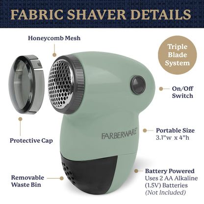 Farberware Fabric Shaver - Lint & Pilling Remover