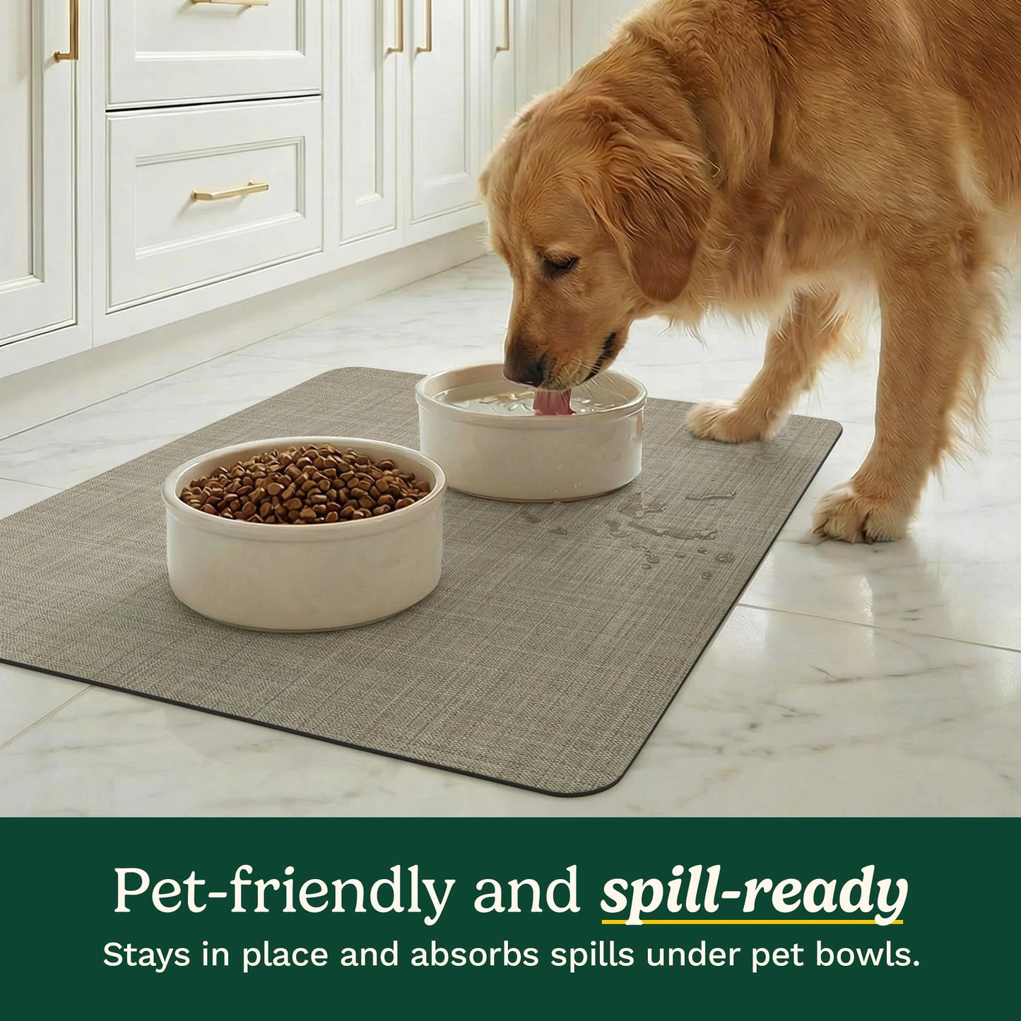 Cuisinart Coffee Bar Mat - Quick-Dry Absorbent, 2 Pack