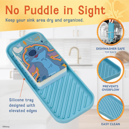 Disney Sink Accessories Set - Strainer, Sponge & Sink Tray