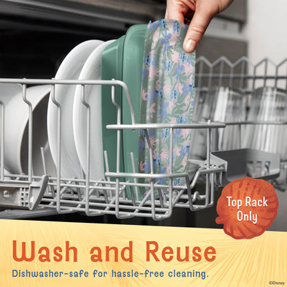 Disney Meal Prep Containers - 20 Piece Reusable Set with Lids