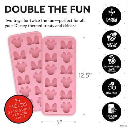 Disney  Ice Cube Trays - Flexible Silicone, 2 Pack