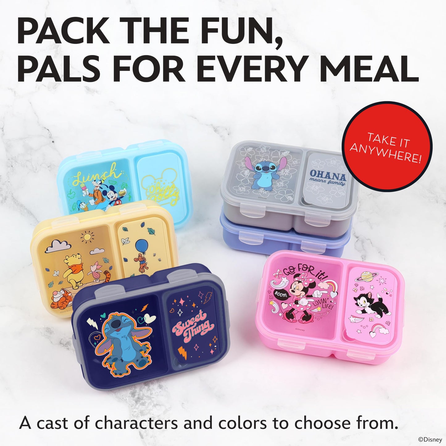 Disney Bento Box - Reusable Lunch Container